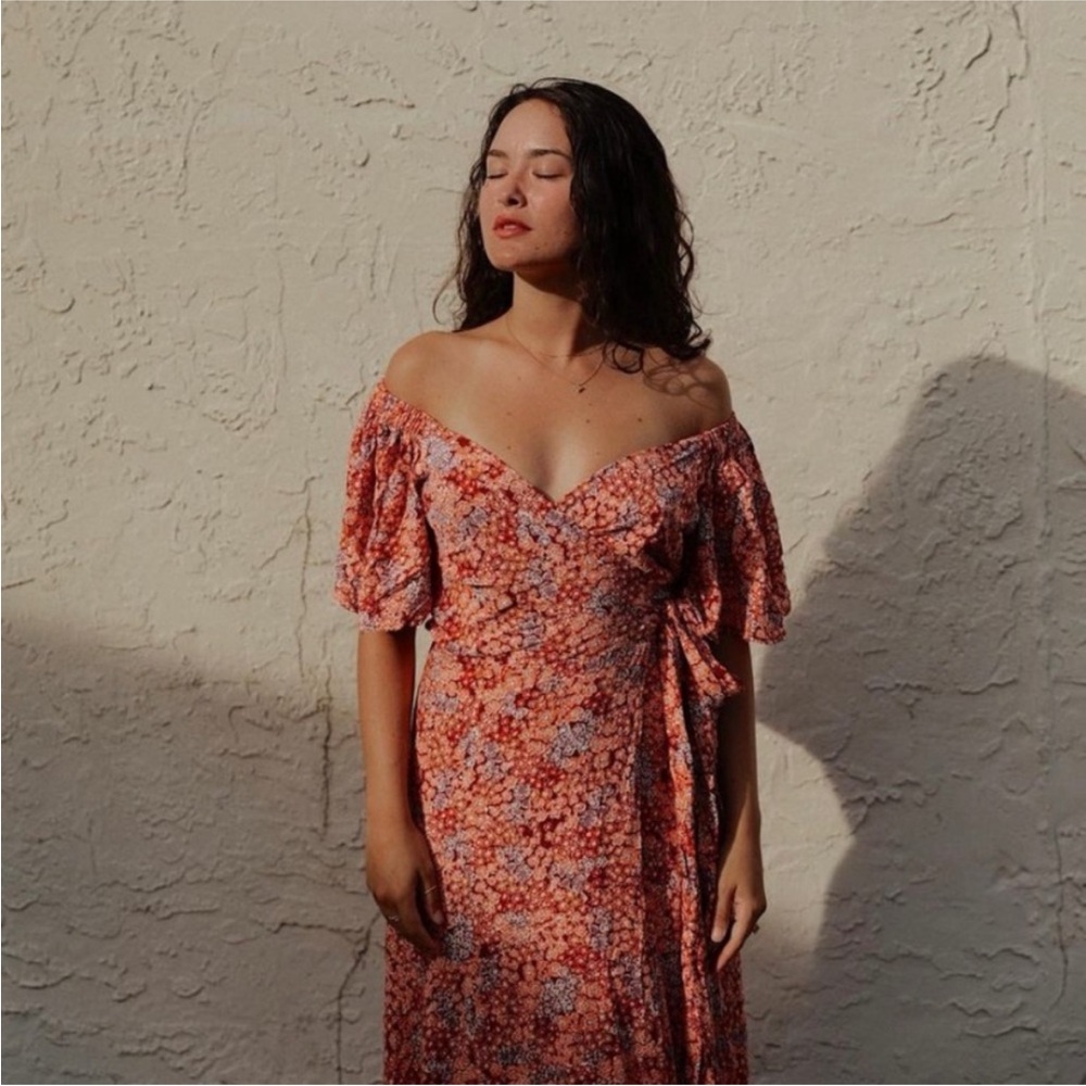 L*Space Floral Panama Maxi Dress Cover Up - Picture 14 of 15